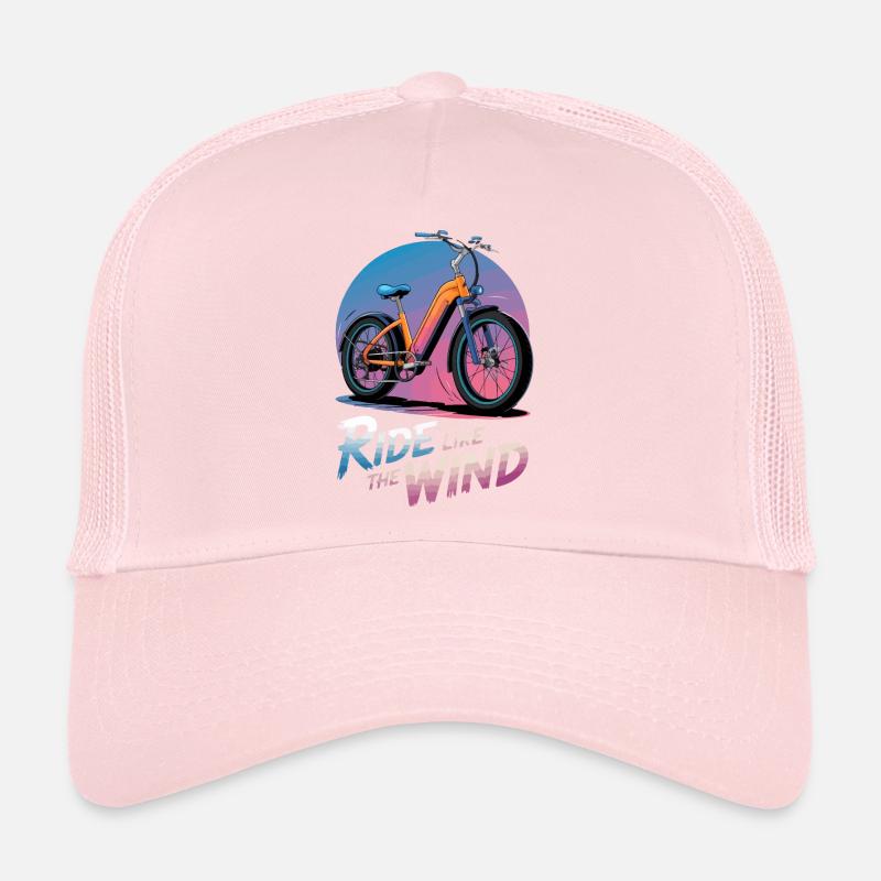 Illustration de vélo électrique vibrant Casquette trucker 