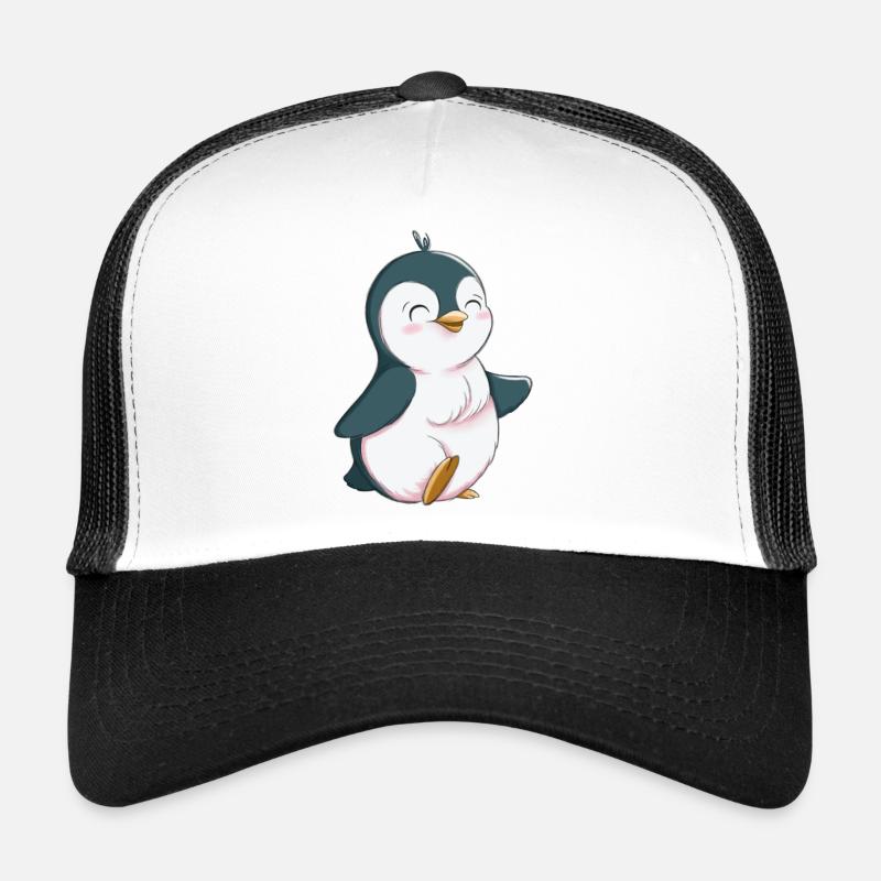 Pingouin mignon Casquette trucker 