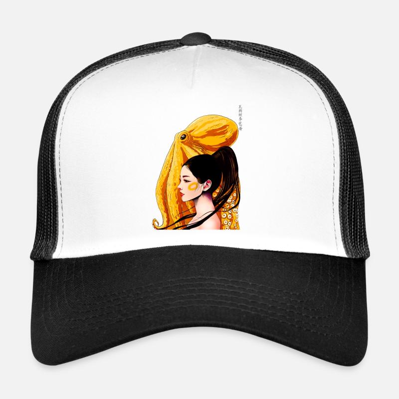 Yellow-ringed octopus Casquette trucker 