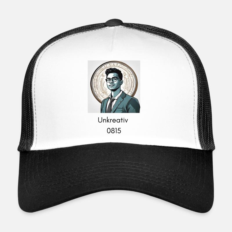 Uncreative 2 - Trucker Cap - white/black