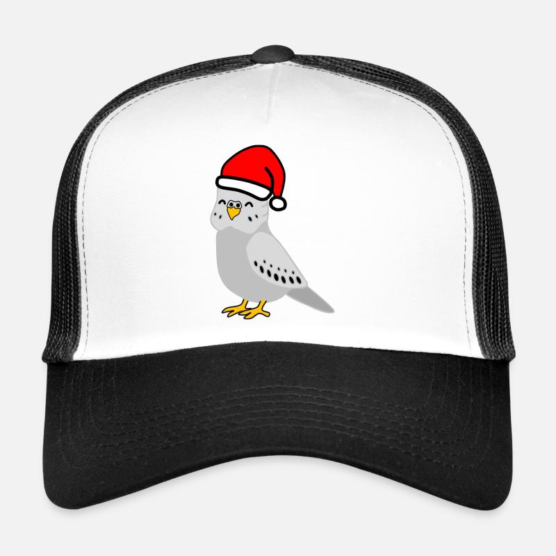 Noël - Perruche grise festive Casquette trucker 