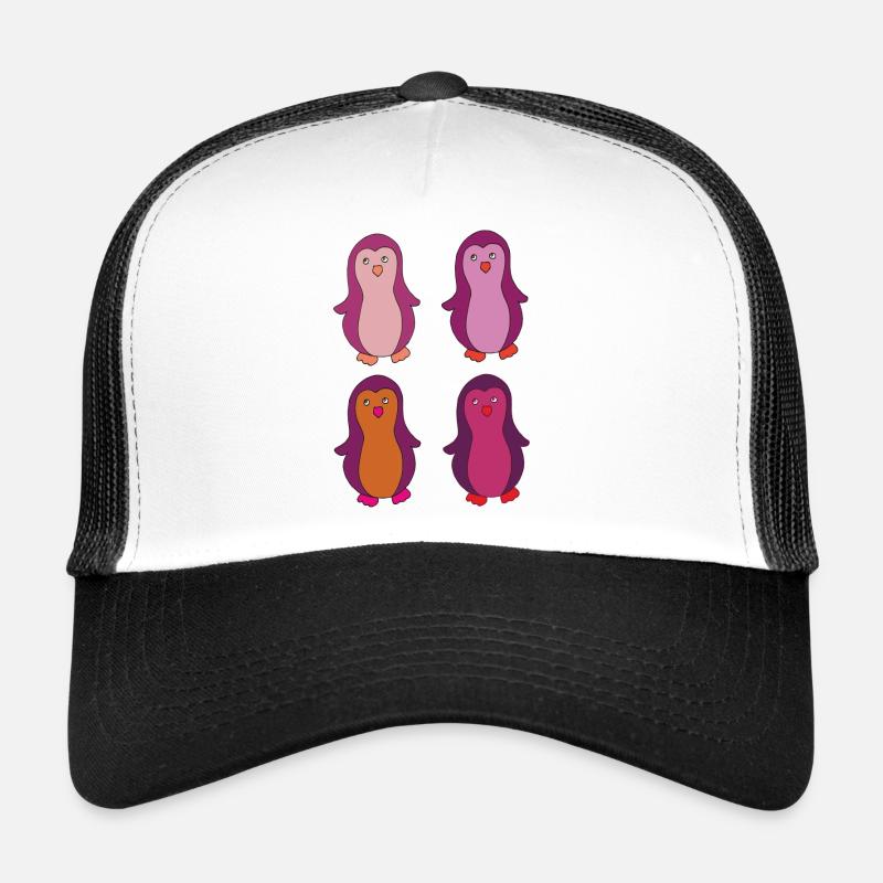 Pingouin 4ply multicolore Casquette trucker 