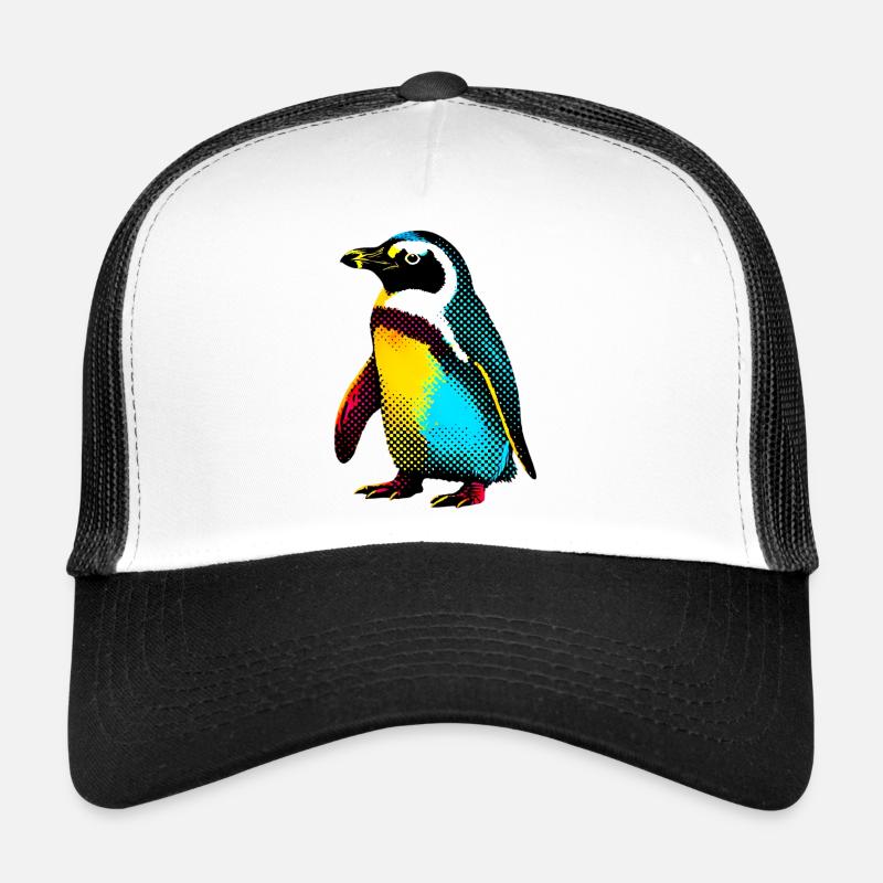 Pinguin - Trucker Cap - Weiß/Schwarz