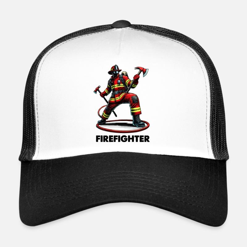 Pompier Pompier Casquette trucker 