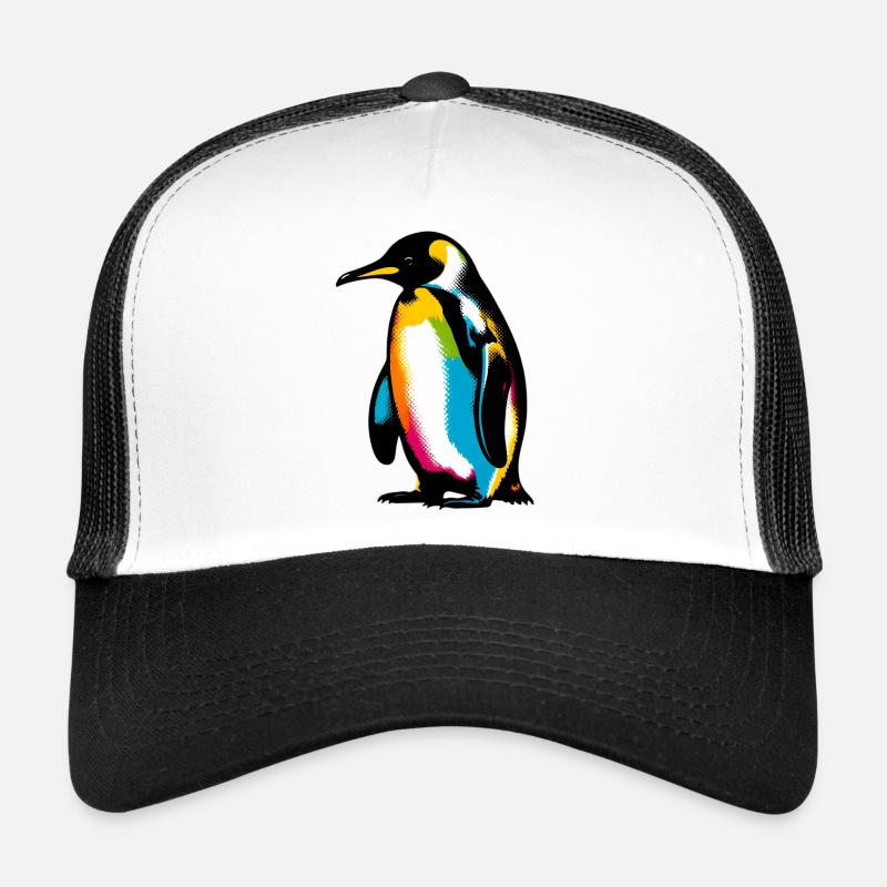 Pinguin - Trucker Cap - Weiß/Schwarz