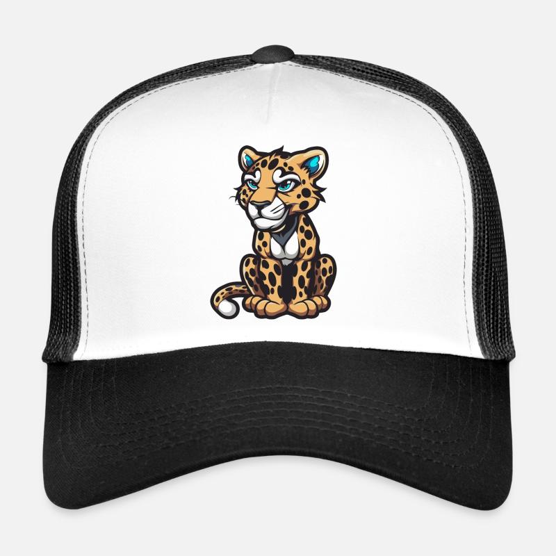 Bande dessinée léopard Casquette trucker 