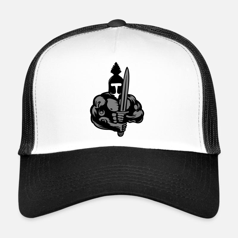 spartan warrior Trucker Cap
