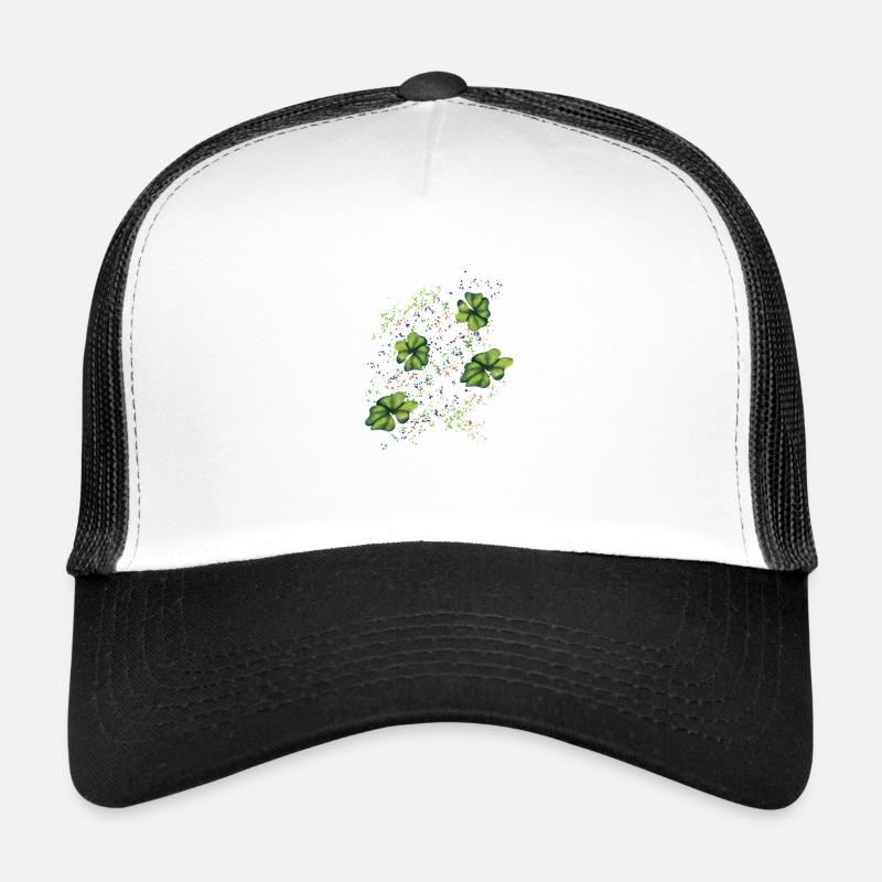 KleeBlatt - Trucker Cap - Weiß/Schwarz