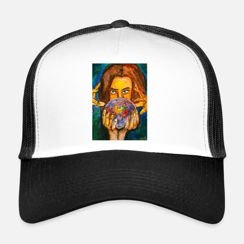 Die Seherin - Trucker Cap - Weiß/Schwarz