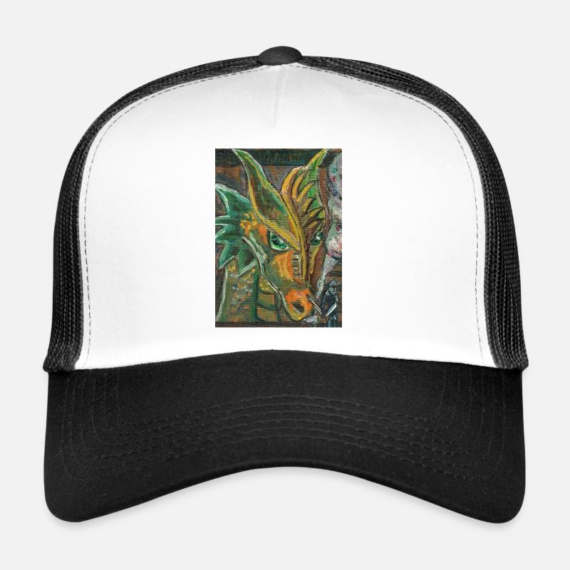 Look there... - Trucker Cap - white/black