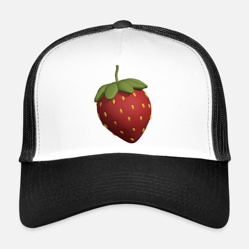 3d strawberry Trucker Cap