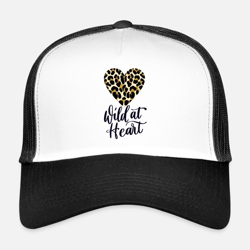 Sauvage dans l’âme. Imprimé léopard Casquette trucker 
