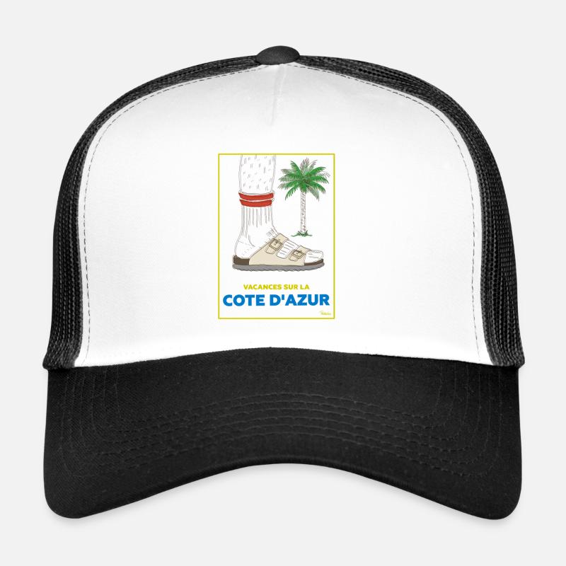 Urlaub an der Côte d'Azur Trucker Cap