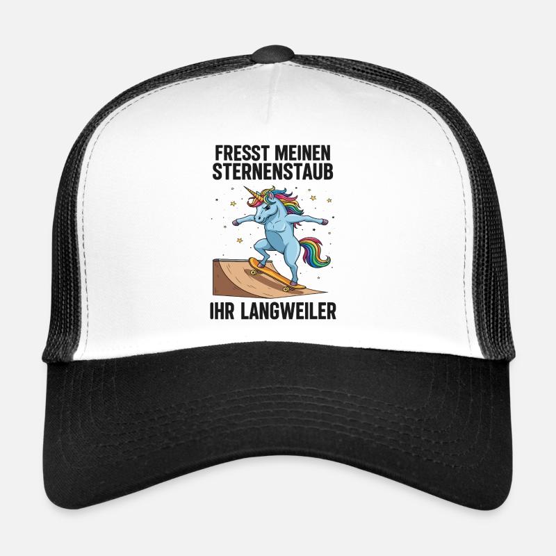 Planche à roulettes Licorne Casquette trucker 