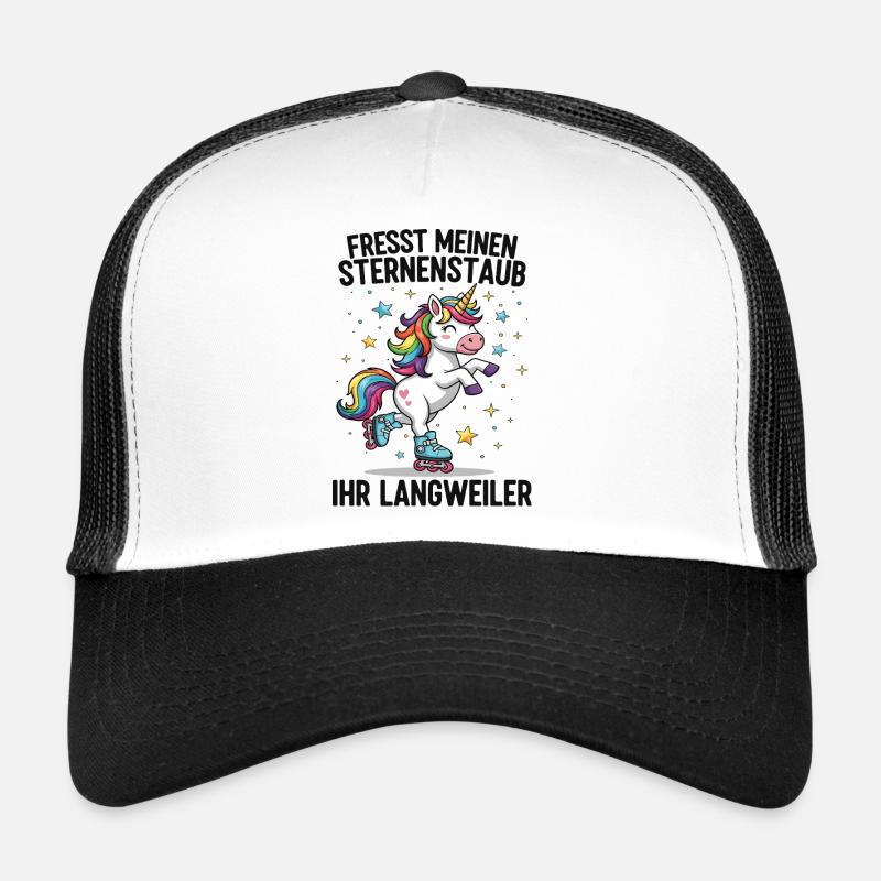 Rollschuh Einhorn Trucker Cap