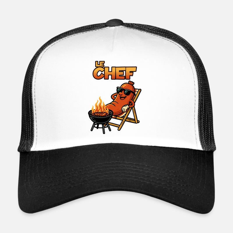 Le Chef : Maître du grill dans le style rétro Casquette trucker 