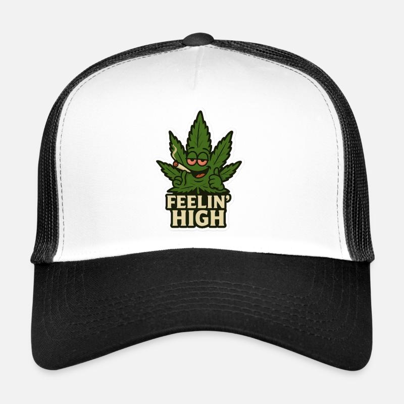 Se sentir haute feuille Casquette trucker 