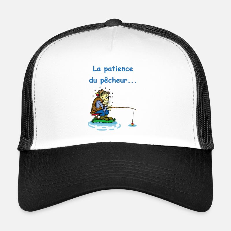 La patience du pêcheur Casquette trucker 