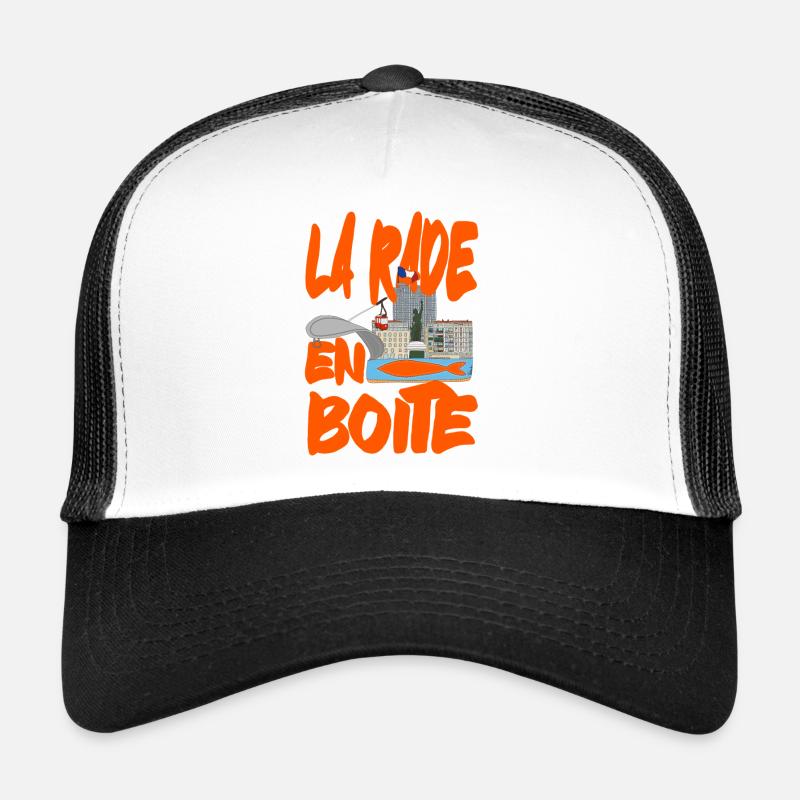 Der Hafen von Toulon in einer Dose! Trucker Cap
