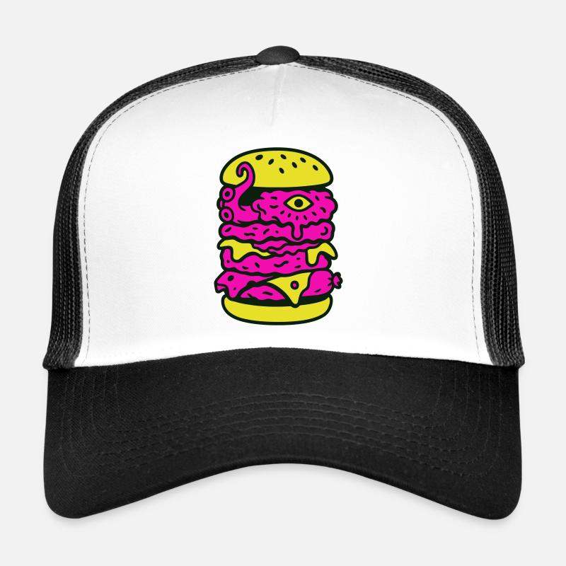Monster Burger in Pop Art Style Trucker Cap