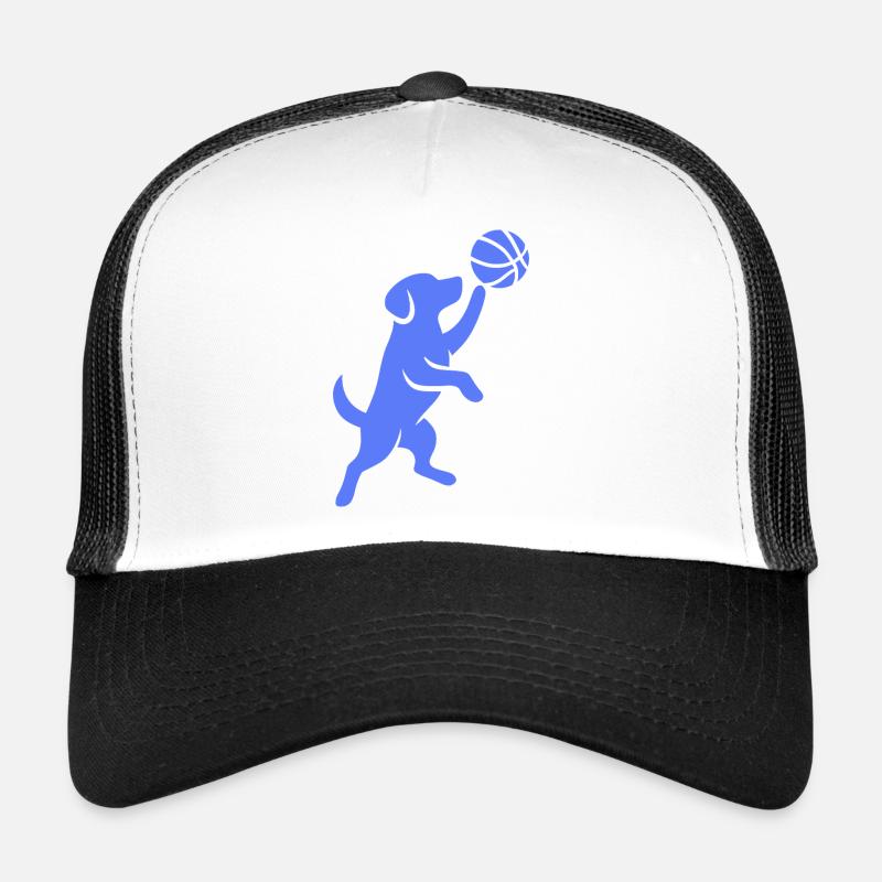 Jeté de basketteur à la silhouette minimaliste Casquette trucker 