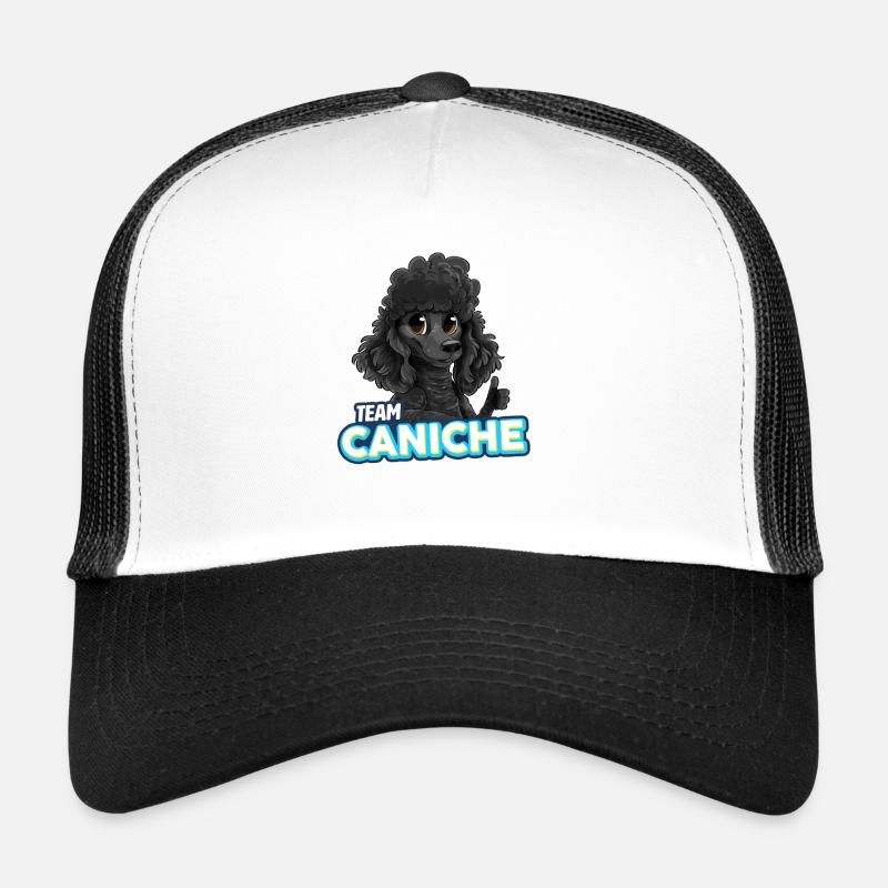 TEAM Poodle - Black Trucker Cap