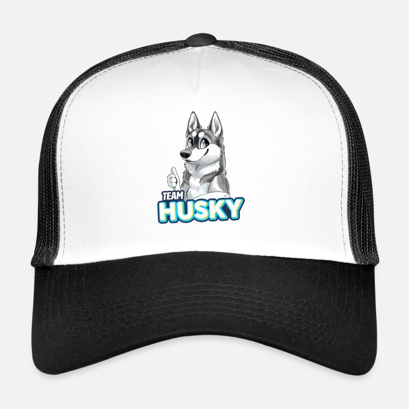 TEAM Husky - Gris Casquette trucker 