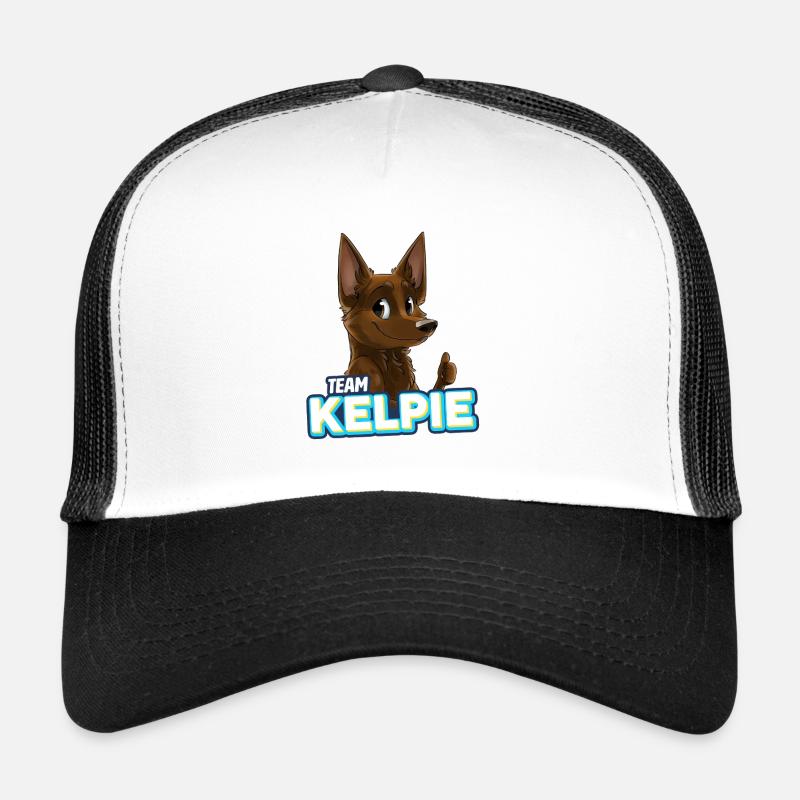 TEAM Kelpie - Chocolat Casquette trucker 