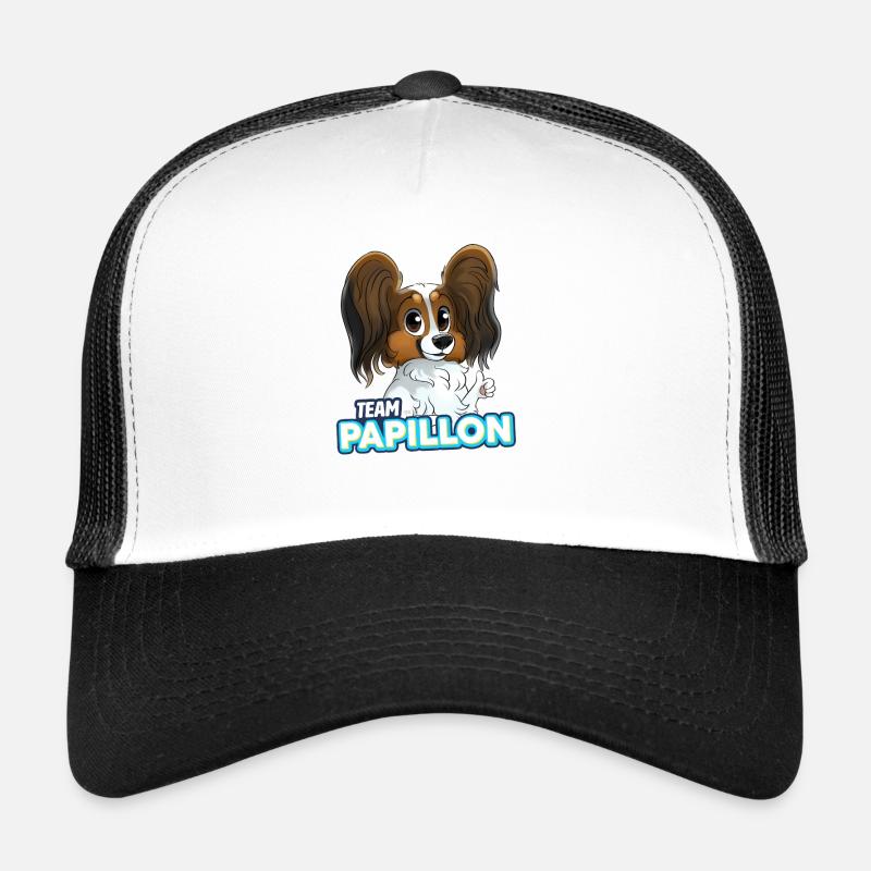 TEAM Papillon - Charcoal Trucker Cap