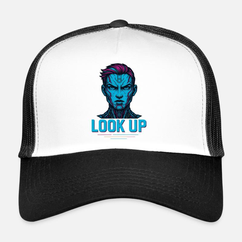 Futuristic robot look Trucker Cap