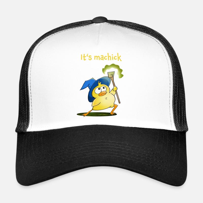 Magic Chick Spell Design Trucker Cap