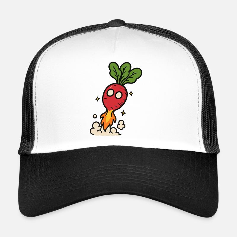 Radish Rocket Blastoff Trucker Cap