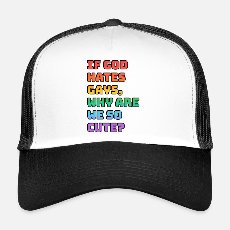 Cute Pride Rainbow Tee Trucker Cap