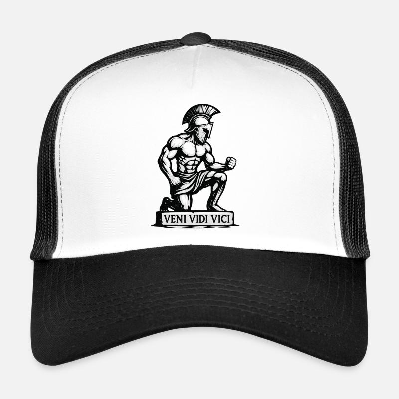 Guerrier spartiate Veni Vidi Vici Casquette trucker 