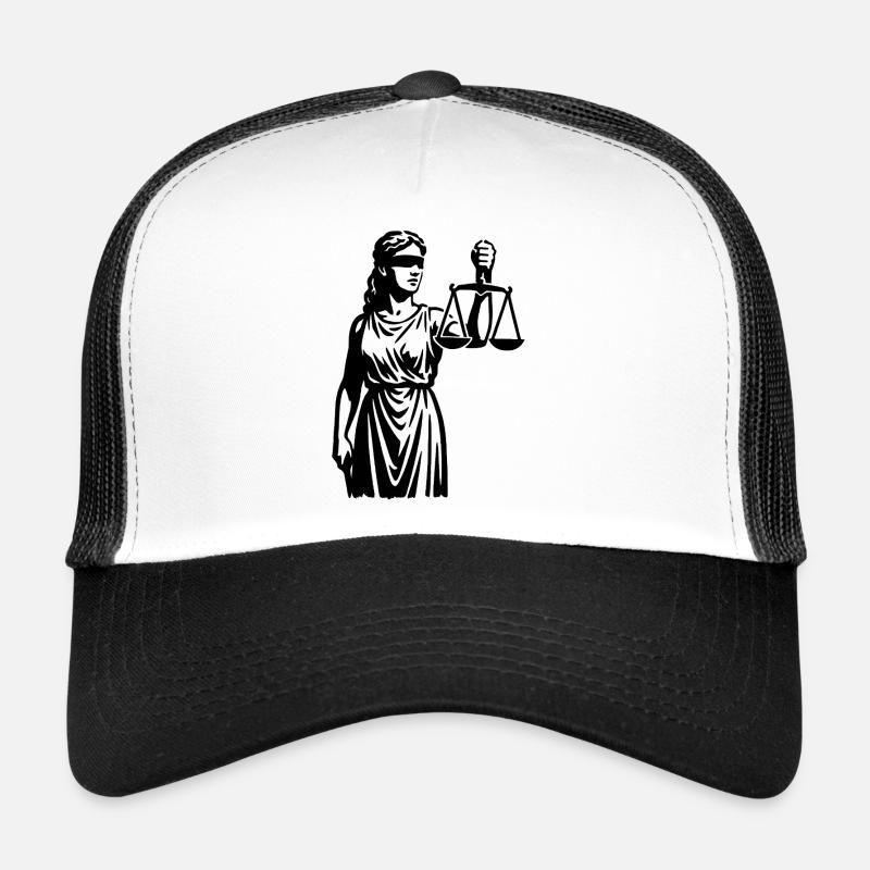 La justice | La justice en silhouette Casquette trucker 