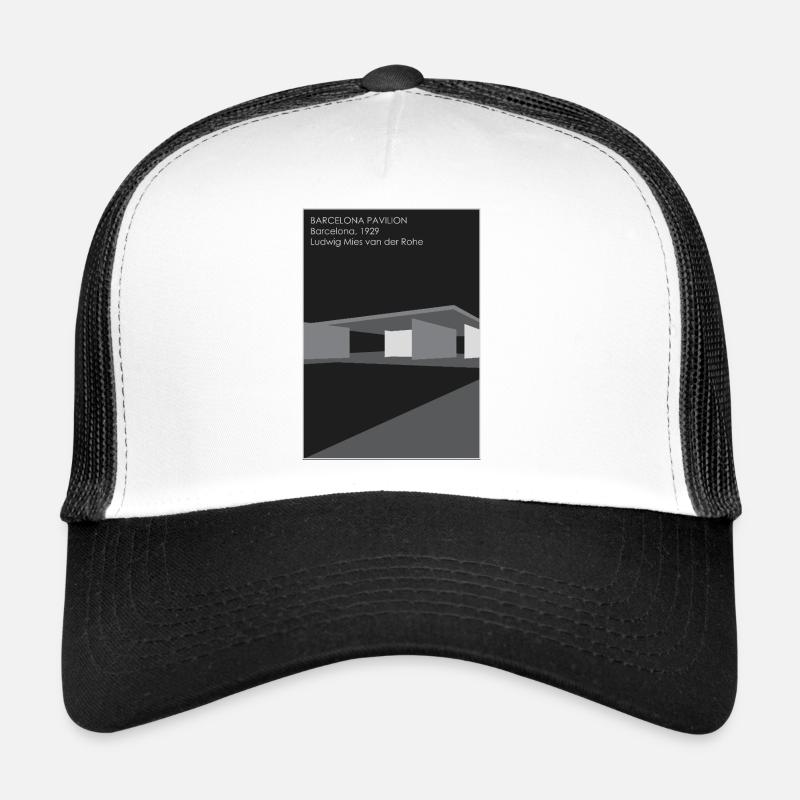 Moderne Architektur: Barcelona Pavillon Trucker Cap