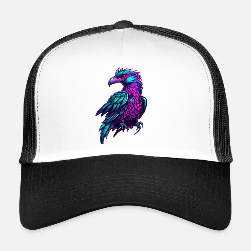 Vol de couleur Neon Phoenix Casquette trucker 