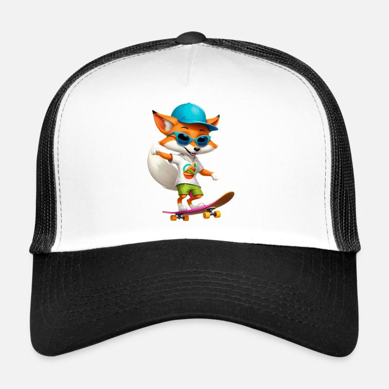 Fuchs Skateboarder Taco Trucker Cap