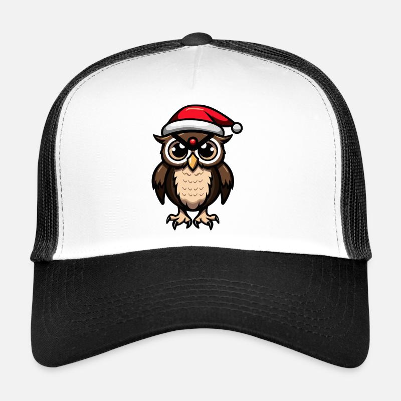 Hibou Noël Casquette trucker 