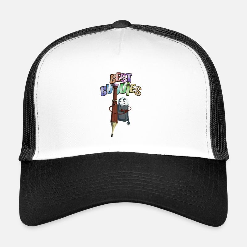 Best Friends Radierstift - Trucker Cap - Weiß/Schwarz