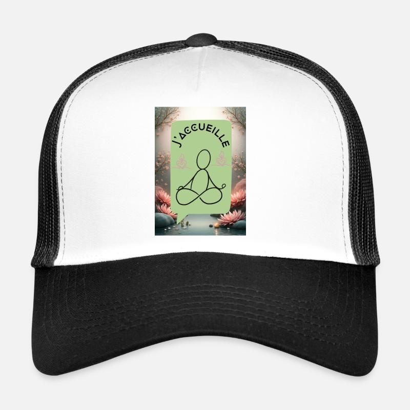 Willkommen, Zen - Trucker Cap - Weiß/Schwarz