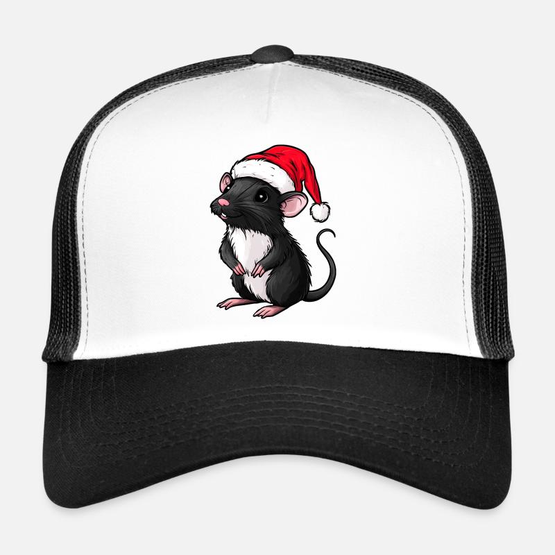 Rat de Noël Casquette trucker 