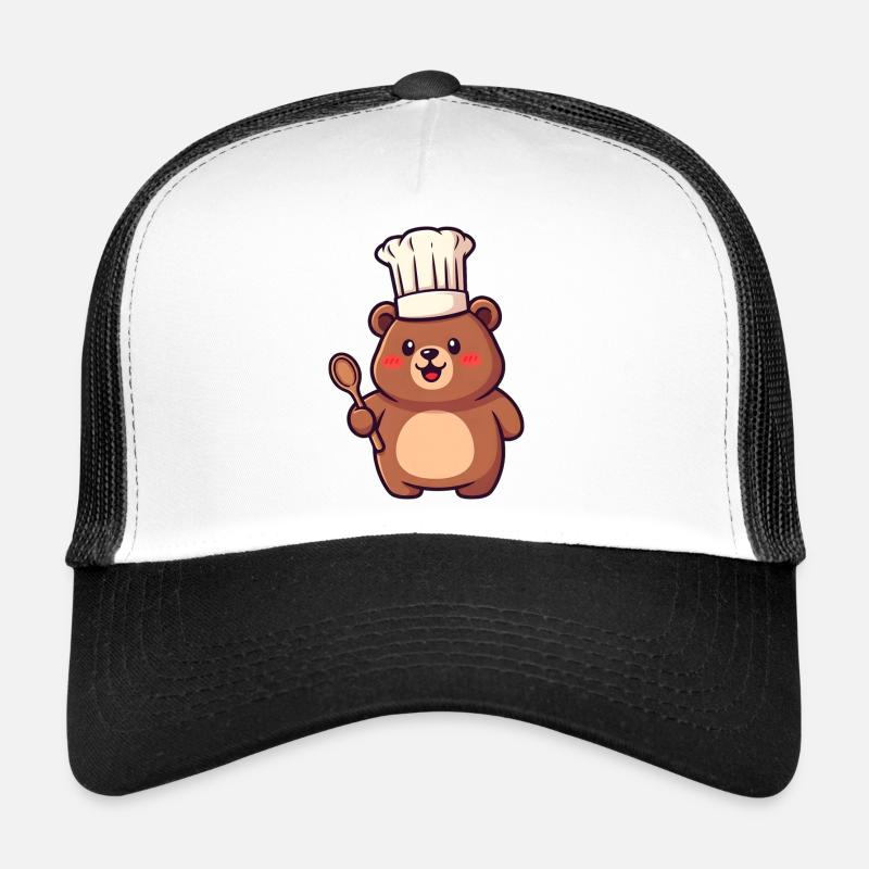 Chefbärchen with chef's hat Trucker Cap
