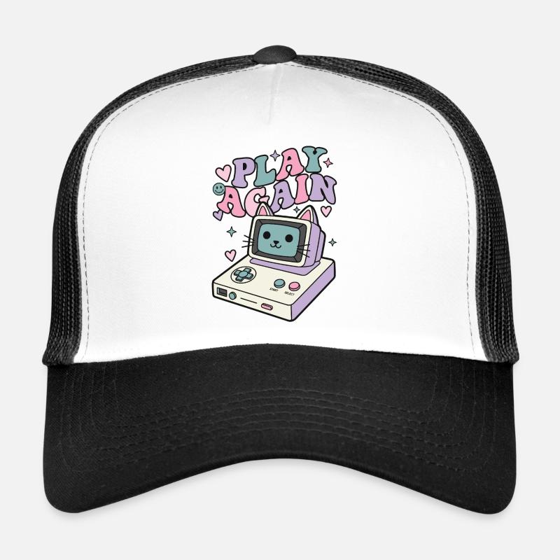 Rejouer Cat Retro Casquette trucker 