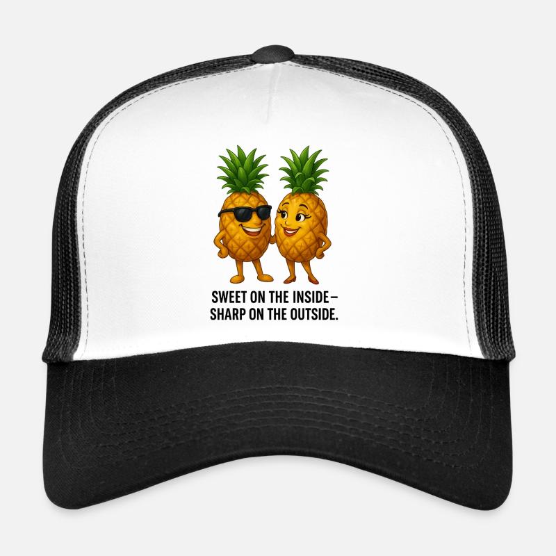 Sweet inside spicy outside pineapple duo Trucker Cap