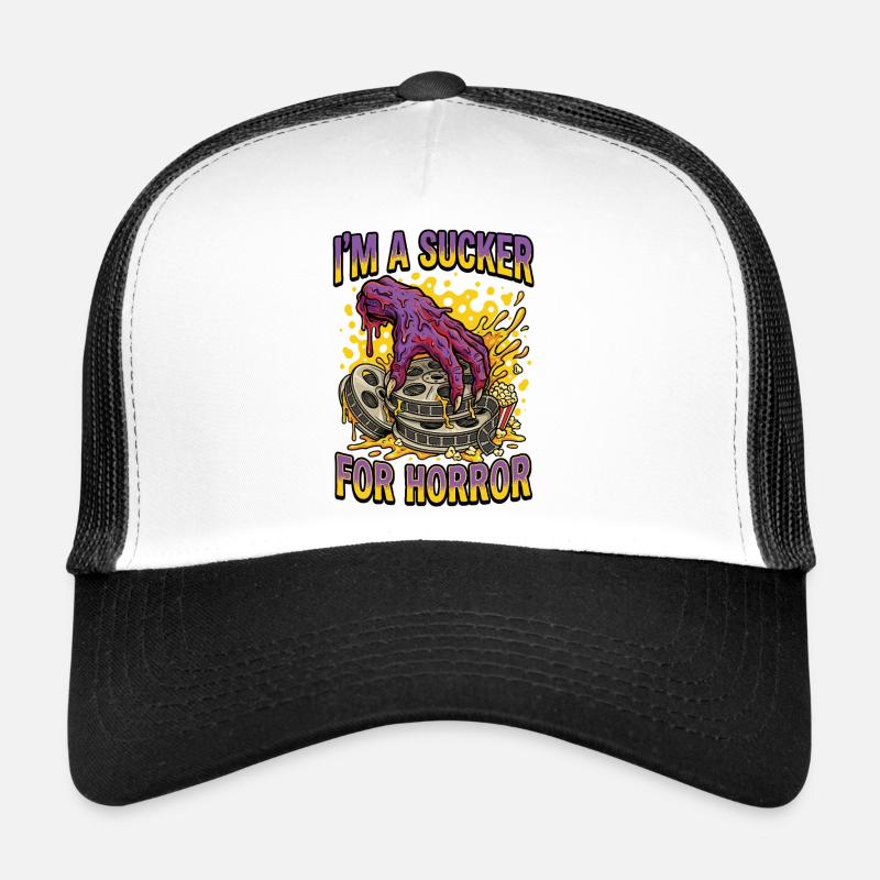 I'm addicted to horror Trucker Cap