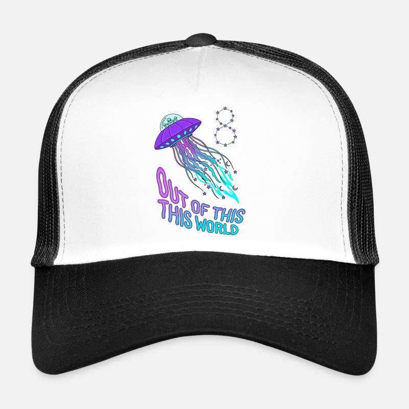 Méduse OVNI de 8e anniversaire hors de ce monde Casquette trucker 