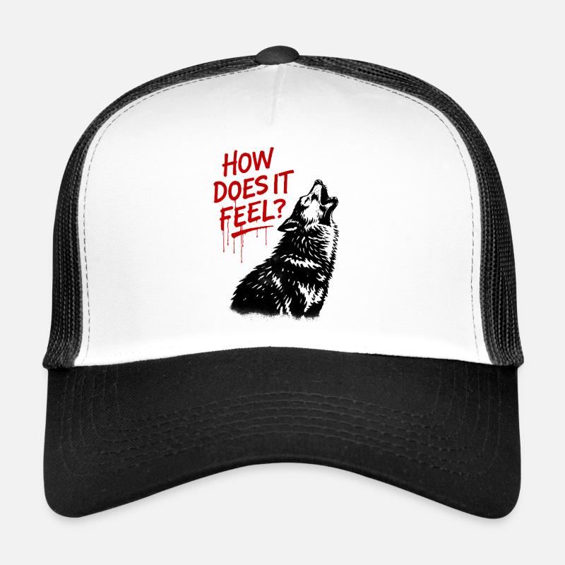 Qu’est-ce que ça fait ? Loup hurlant Casquette trucker 