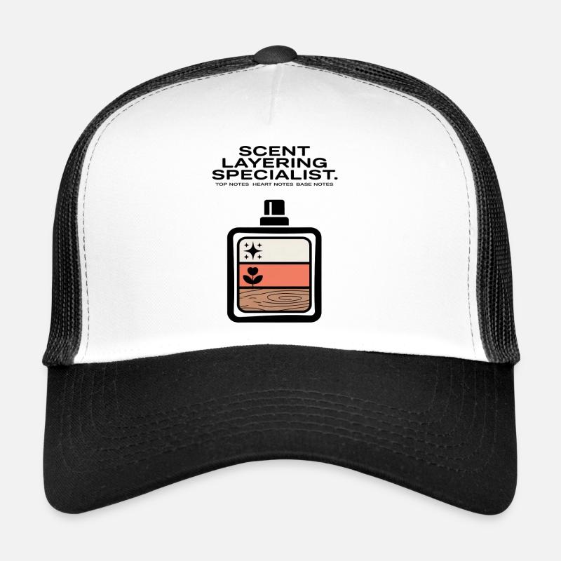 Scent Layering Top Heart Base Notes Trucker Cap