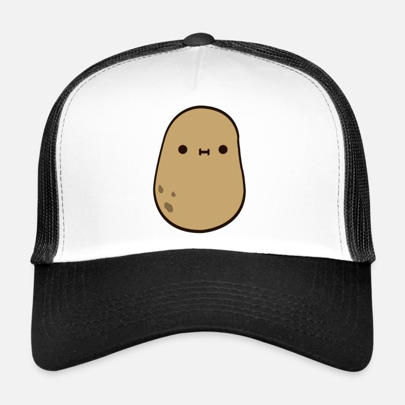 Kartoffel - Trucker Cap - Weiß/Schwarz